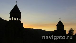 Нораванк на закате