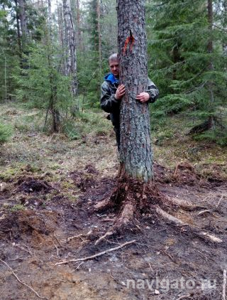 Иван на месте гибели прадеда