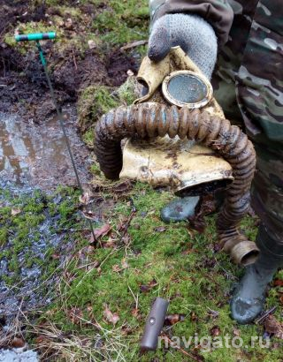 Старый противогаз