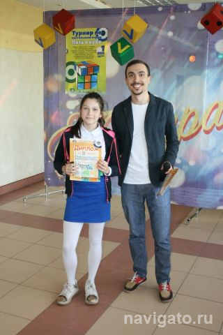 Призёр Настя Даньшина