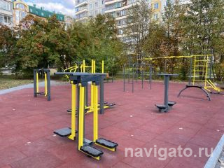 Площадка между Полевой, 12 и хоккейной коробкой