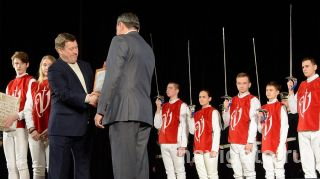 Поздравление мэра Новосибирска