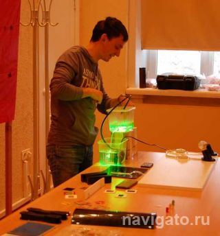 Эксперименты с распространением света