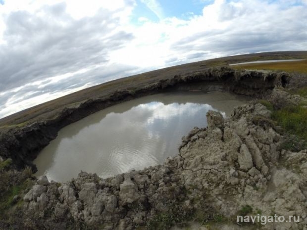 Ямальский кратер - метановая бомба вечной мерзлоты