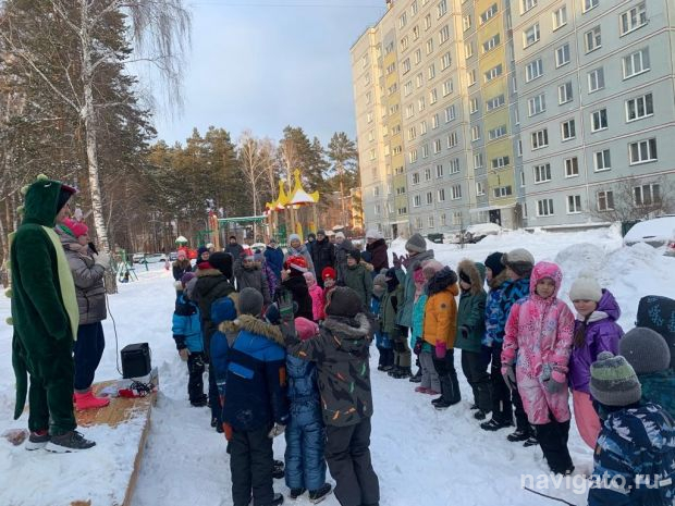 Играем в зимние городки!