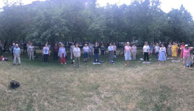 Гимнастика на природе