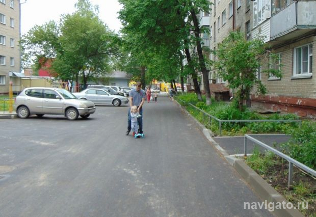 Как благоустраивают дворы