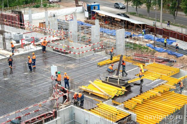 На стройплощадке кампуса