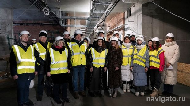 На стройплощадке общежития