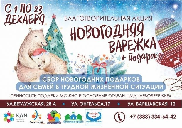 «Новогодняя варежка»
