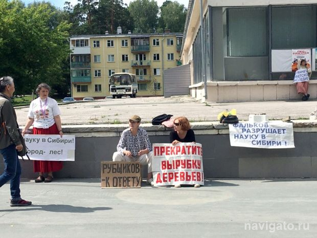 Пикет за сохранение лесов