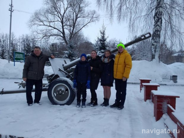 Ребята с родины героя