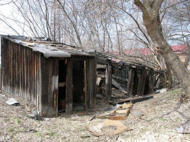 Снос погребов и сараев