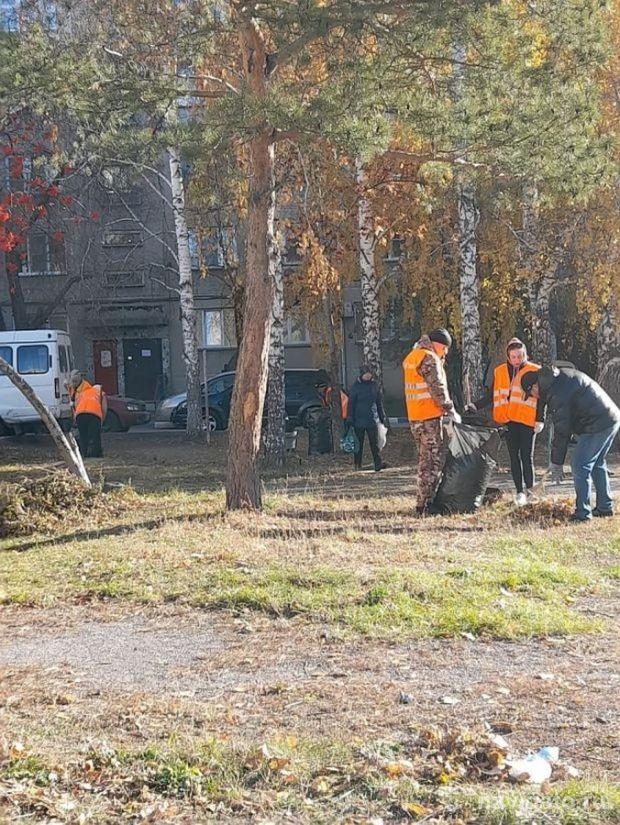 Убрали район к зиме