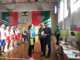 Награждение команды Горностая