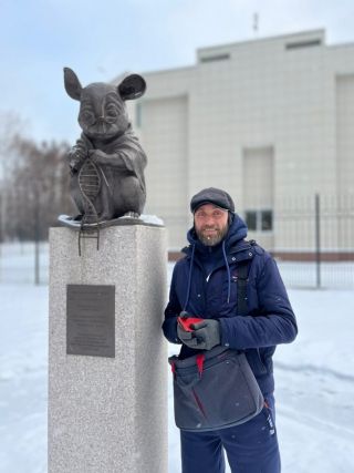 И. Образцов в Академгородке