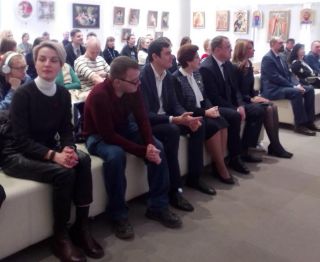 На открытии