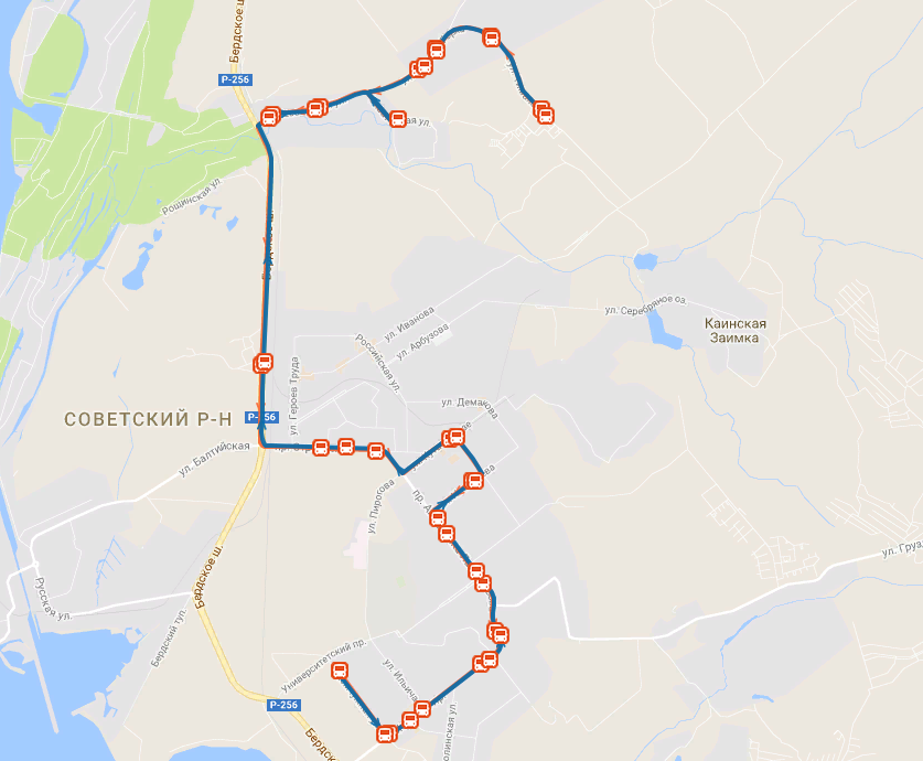 Карта маршруток брянск