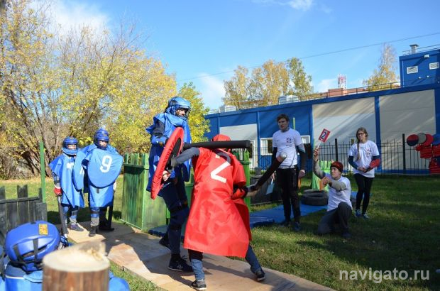 Не виртуальные игры, а настоящие сражения (видео)