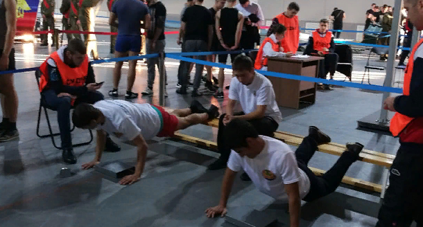 Команда Советского района заняла третье место в областных военно-спортивных соревнованиях