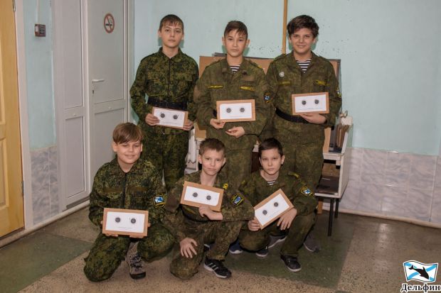 Юные стрелки соревновались в центре «Дельфин»