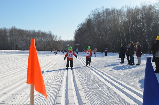 Все на старт: малыши из Советского района вновь соревновались на лыжне