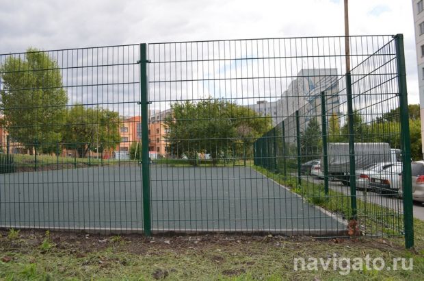 Две спортплощадки в Советском районе установят на правом и левом берегах