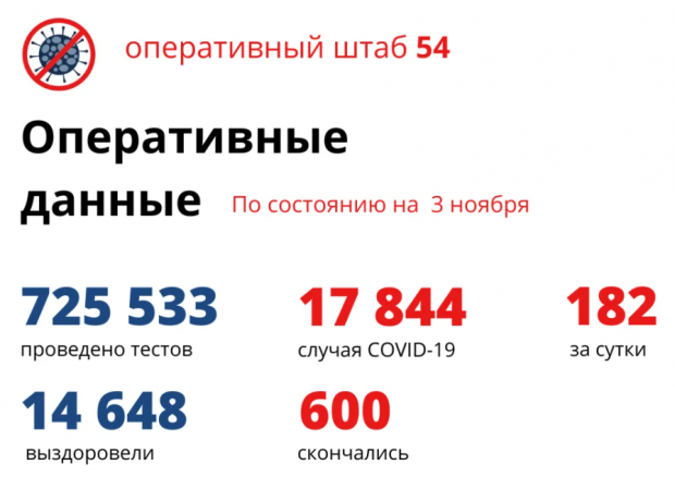 Почти 18 тысяч новосибирцев заболели коронавирусом за 8 месяцев