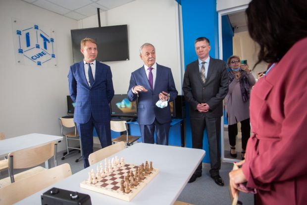 Центр цифрового образования «IT-куб» открыли в «Горностае»