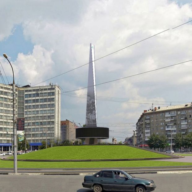 Площадь Калинина преобразится после установки стелы