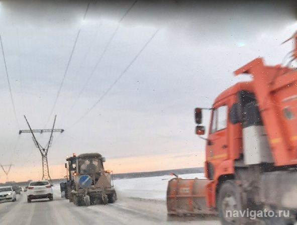 В Советском районе вывезли снега уже в два раза больше, чем прошлой зимой