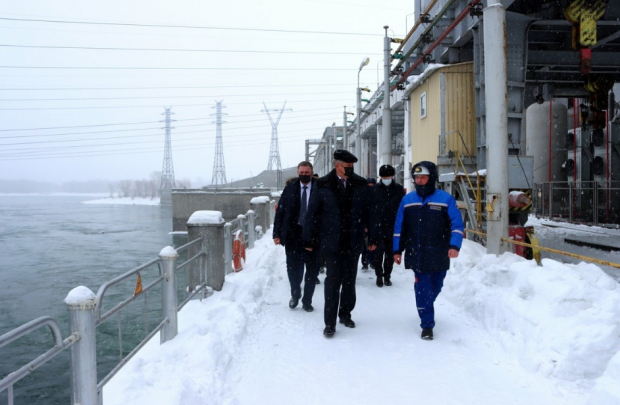 Новосибирская ГЭС готовится к весеннему половодью