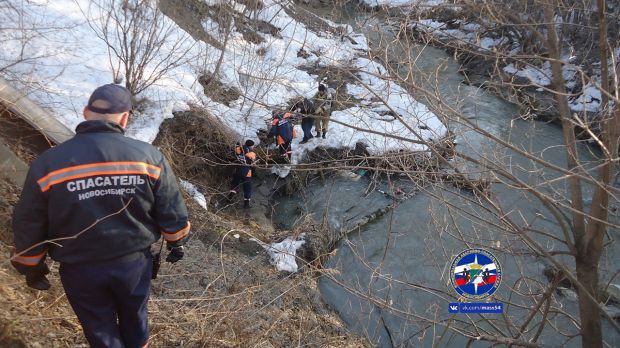 Спасатели вытащили из оврага в Новосибирске пожилого мужчину