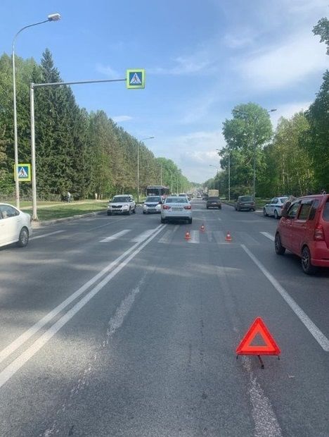 В Академгородке сбили женщину на нерегулируемом пешеходном переходе
