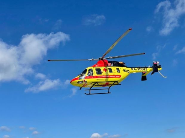 Санавиация региона использует вертолет «Ансат» для помощи больным