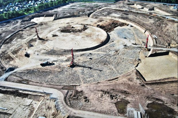 Почти 45 тысяч свай будет в основании инжектора и накопителя СКИФа