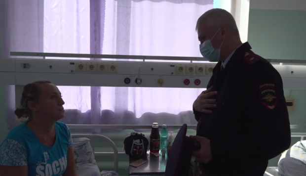 Жительница Советского района поблагодарила полицию за помощь (видео)