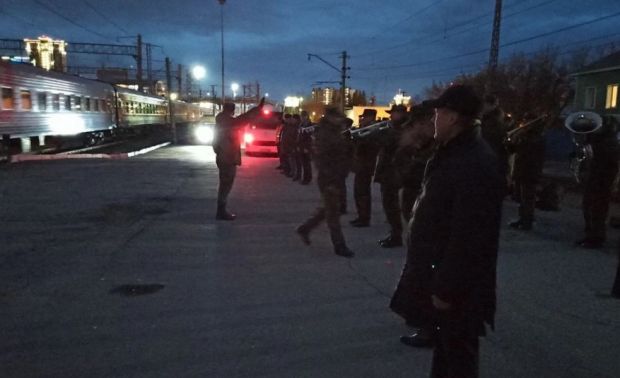 В Новосибирске проводили второй эшелон мобилизованных в зону СВО