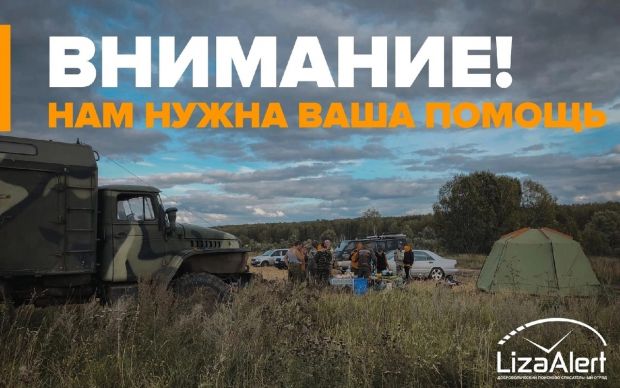 Поисковики отряда Лиза Алерт просят помощи у жителей Советского района