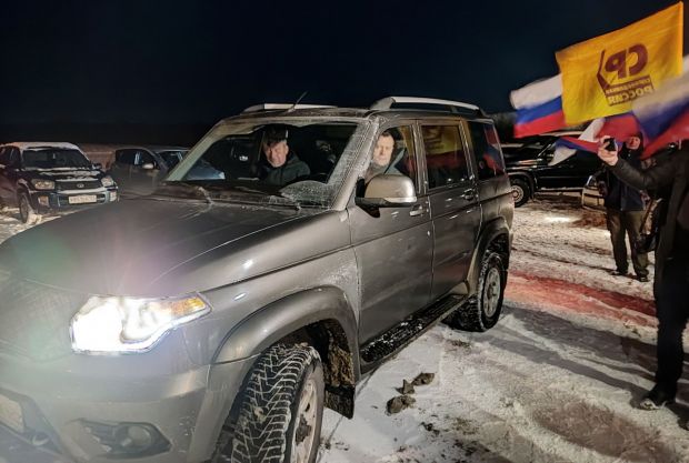 Модернизированный УАЗ отправился из Новосибирска на Донбасс