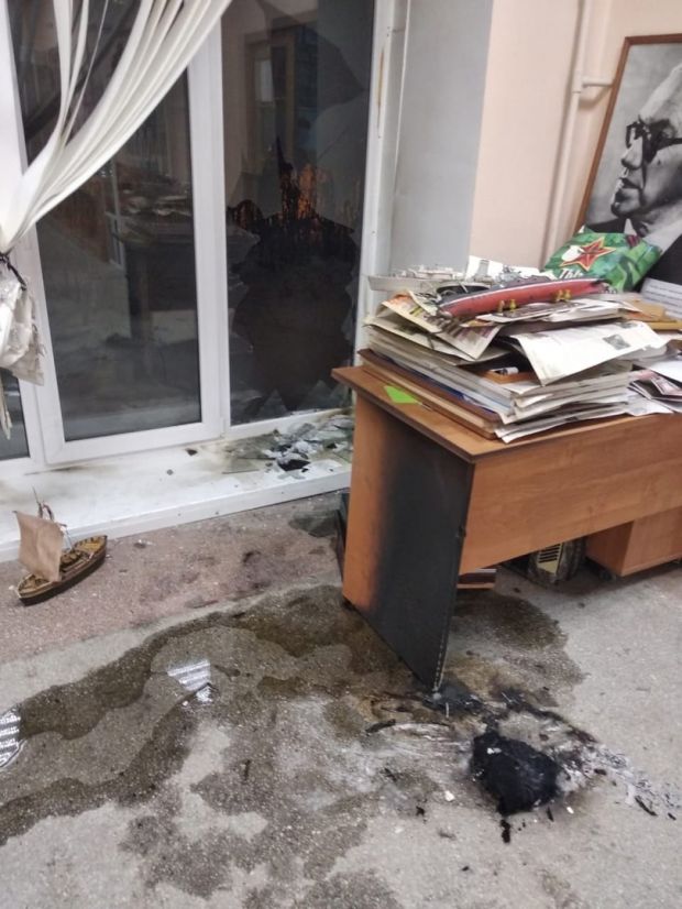 Неизвестные пытались поджечь помещение ресурсного центра на ОбьГЭС