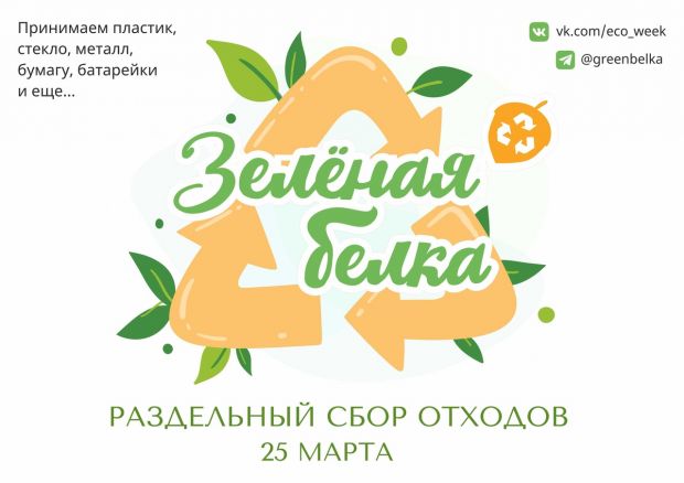 Акция «Зелёная белка» пройдет в Советском района