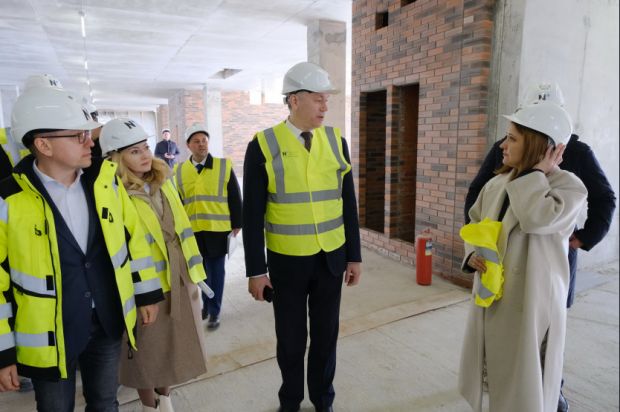 Андрей Травников посетил стройплощадку кампуса НГУ