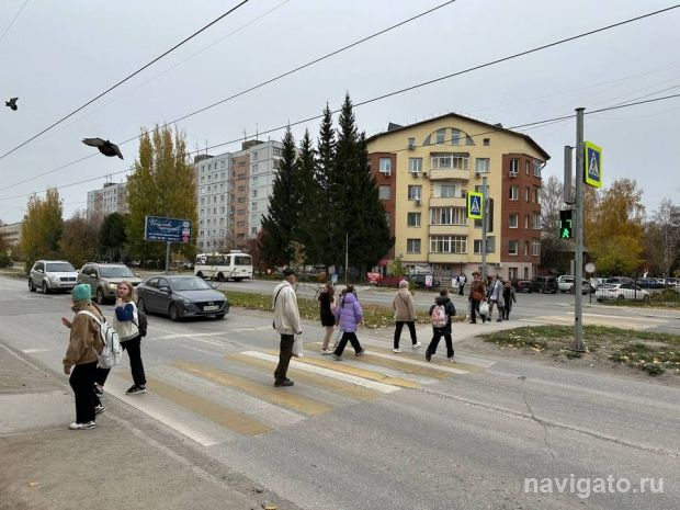 Светофор для пешеходов на улице Арбузова запустили в работу