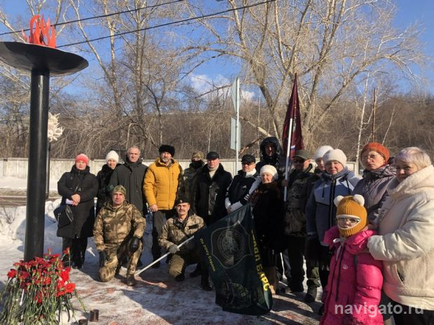 Участники спецоперации почтили память своих боевых товарищей