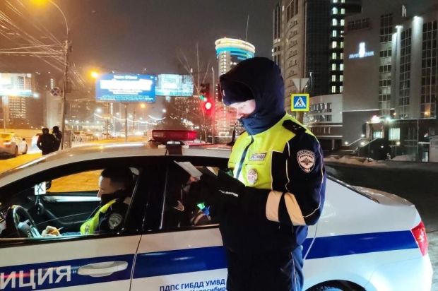 30 автомобилистов задержали в Новосибирске во время операции «Нетрезвый водитель»