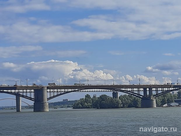В Новосибирске начали ремонт Димитровского моста