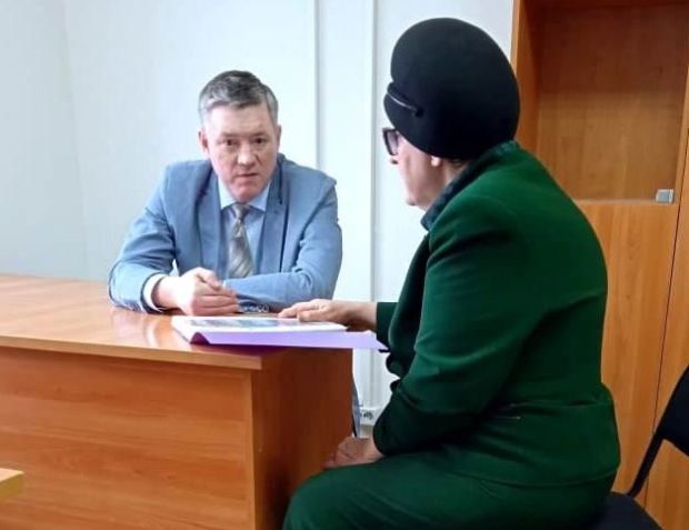 Глава района и начальник отдела полиции провели прием граждан