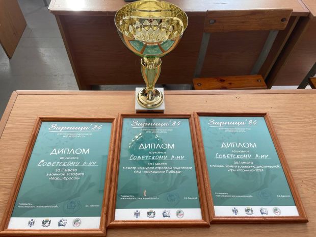 Трудовые отряды Советского района победили в «Зарнице-2024»