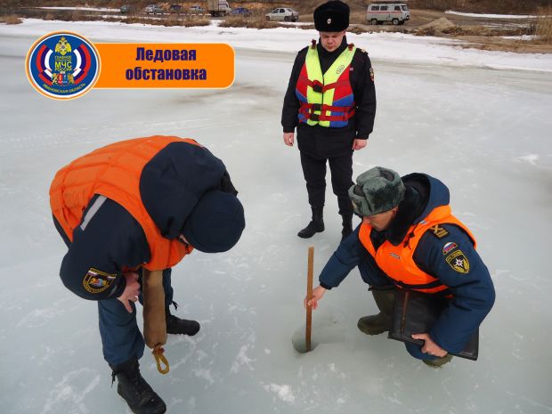 На Обском море измерили толщину льда